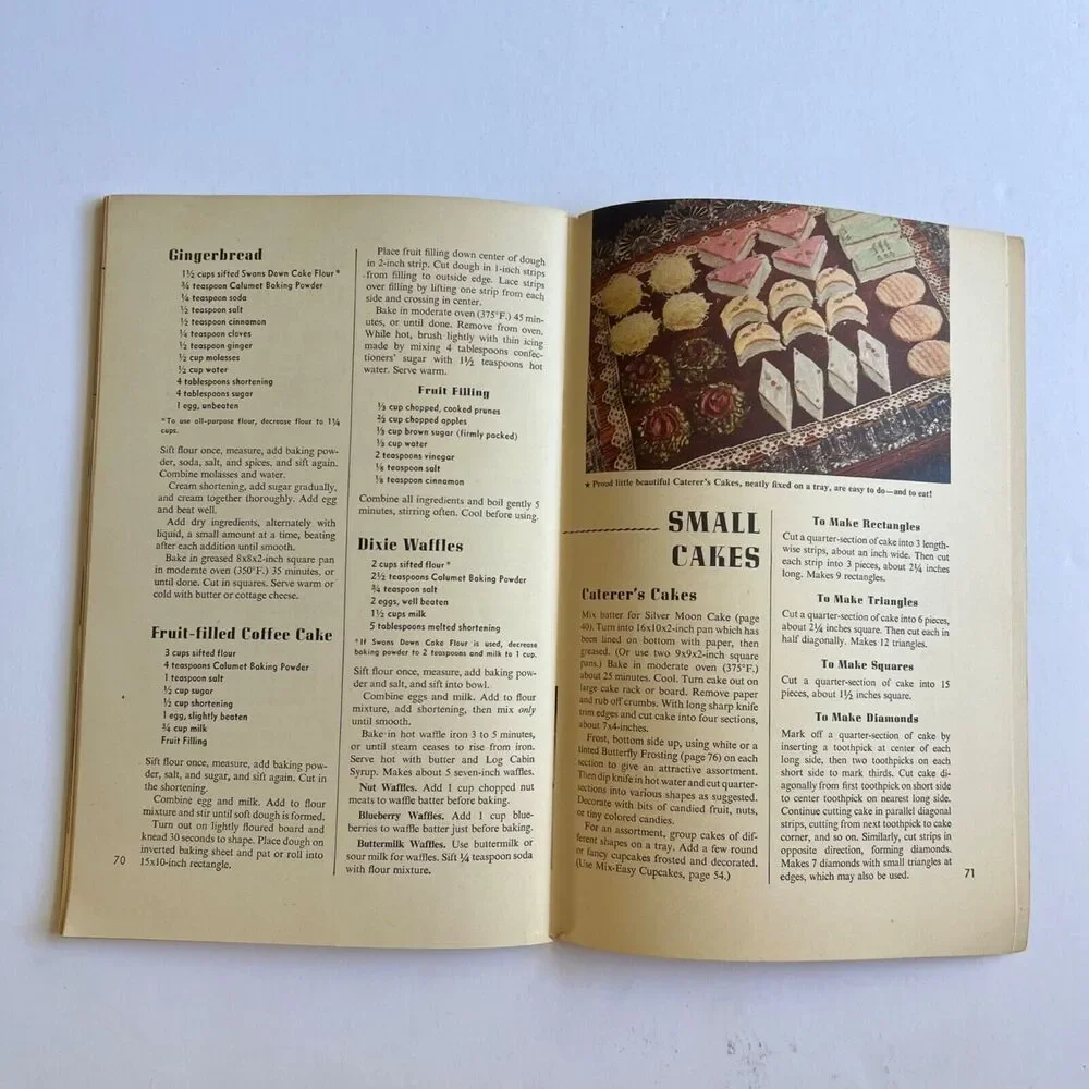 Vintage 1947 Cookbook Learn to Bake from General Foods Paperback